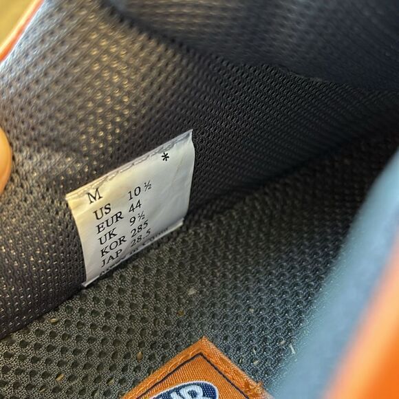 FootJoy Countour Casual 10.5 golf shoes UT logo orange brown - Picture 12 of 13